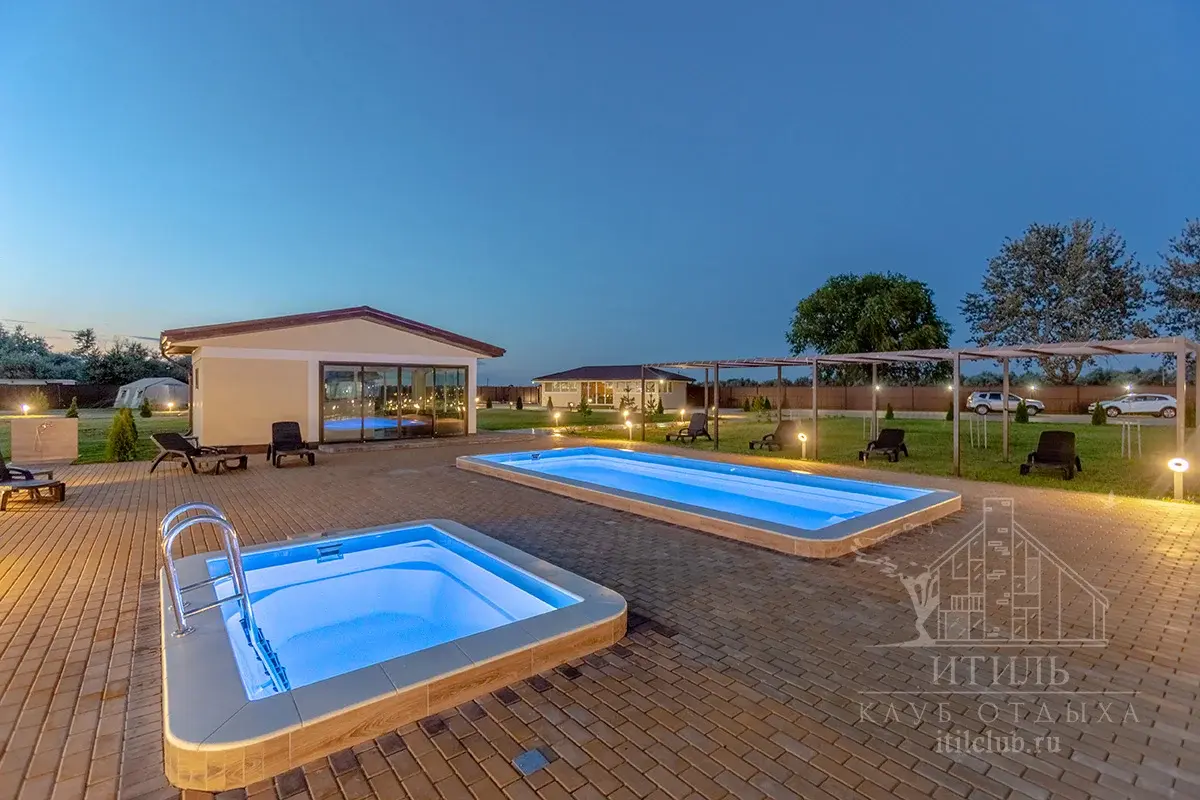 Композитная купель Laguna 3 — установка в Великом Новгороде